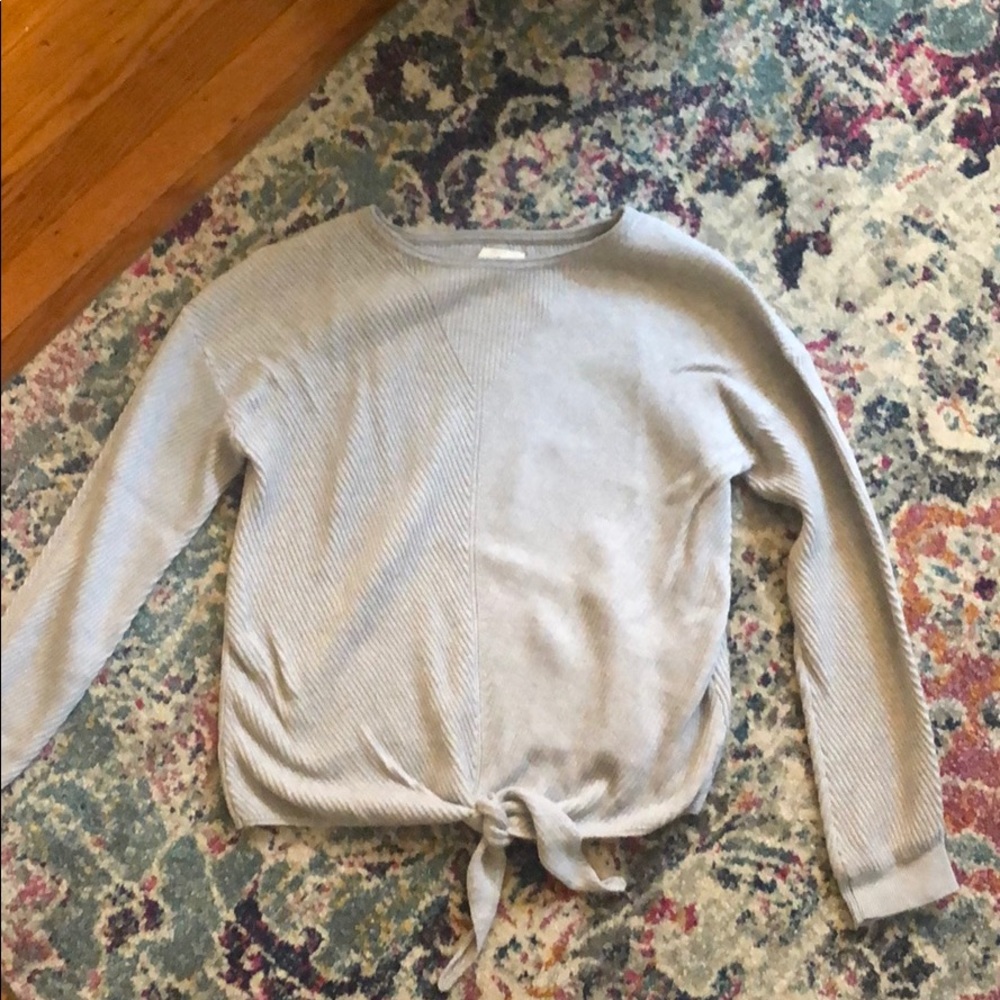 Gray lucky brand sweater
